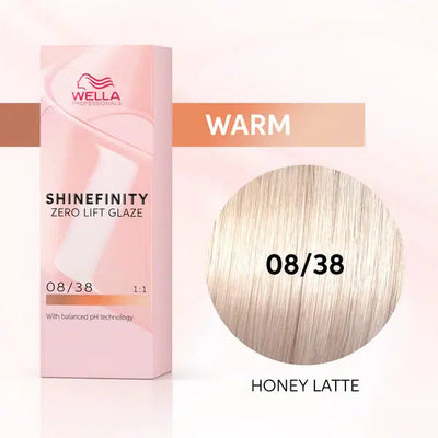 Shinefinity zero lift glaze 8/38 Honey Latte