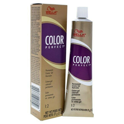 Color Perfect Dark Ash Blonde Permament Cream Gel Hair Color
