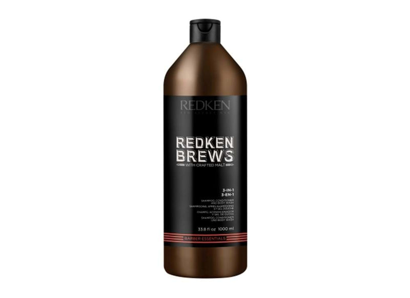Brews 3 IN 1 Shampoo, Conditioner & Bodywash
