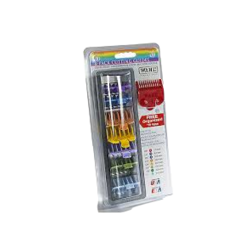 8-Pack Color-Coded Cutting Guides With Organizer