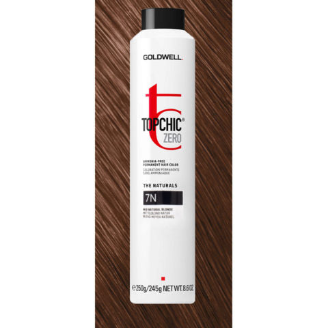 Topchic Zero Ammonia Permanent Hair Color 7N