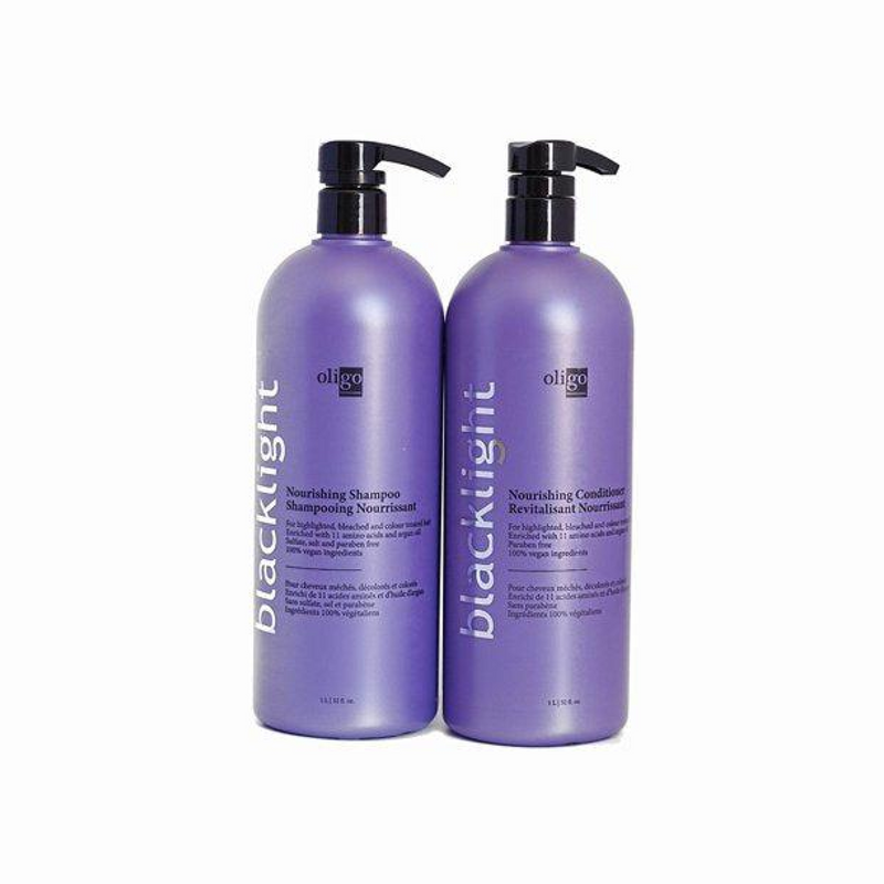 Shampoing et revitalisant nourrissant Blacklight 