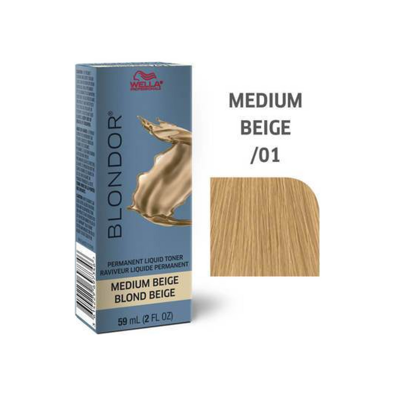 Tonique Liquide Permanent Blondor - Beige Moyen 