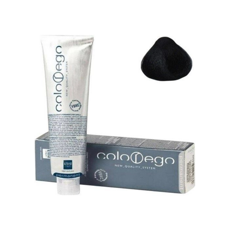 Ever Ego Colorego Permanent Hair Color 1/0 Black 3.38 oz