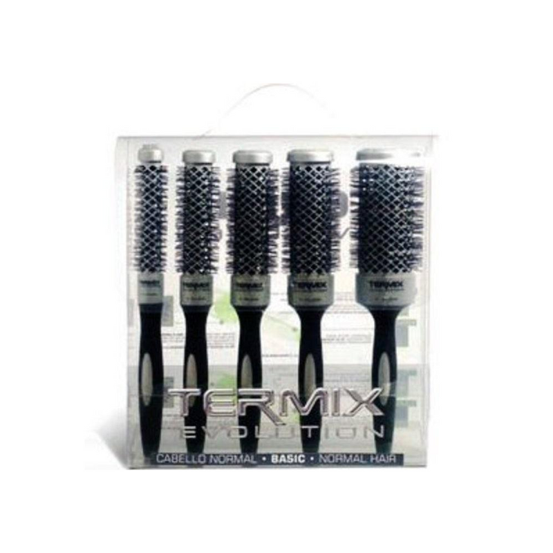 Evolution Basic Coffret de 5 Brosses à Cheveux 