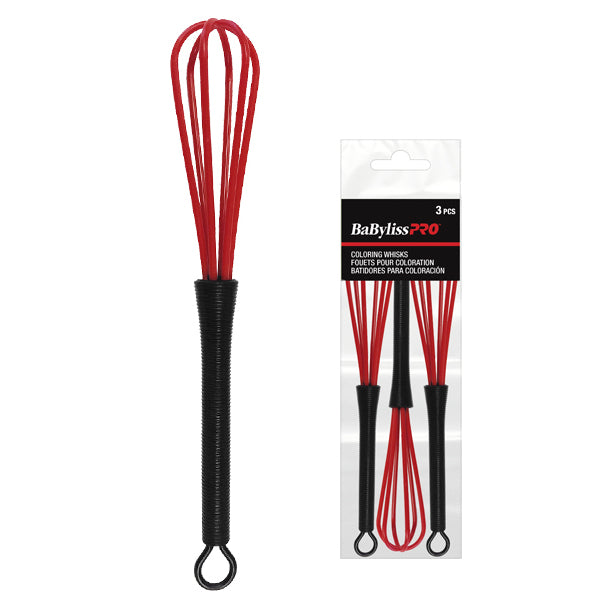 Round Red & Black Whisks 