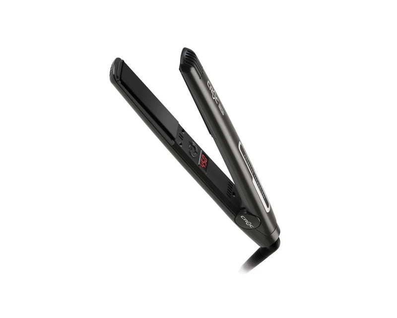 CROC Hybrid Titanium 1" digital flat iron Black