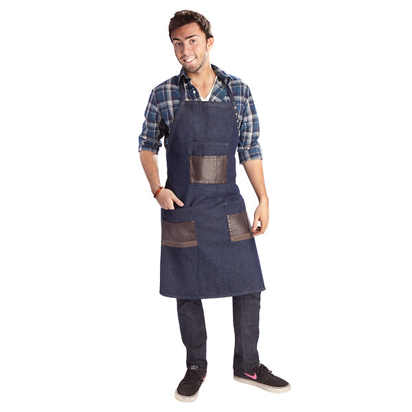 "Official Barber" Denim Apron 