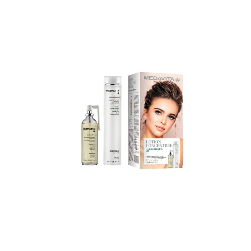 Anti-hair loss duo for women: shampoo and lotion Hair fortifying set