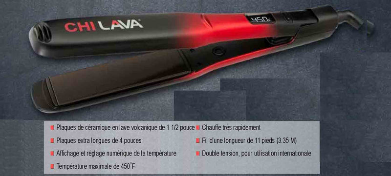 Lava Iron 1 1/2 Large Flat