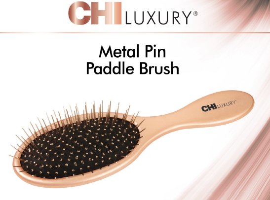 Luxury Metal Pin Pedal Brush