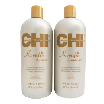 CHI Keratin Duo Shampoo & Conditioner Set 32 OZ