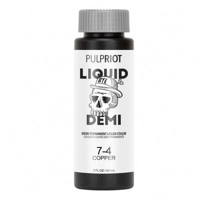Liquid Demi-Permanent Hair Color Copper 7.4