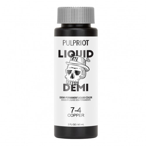 Liquid Demi-Permanent Hair Color Copper 7.4