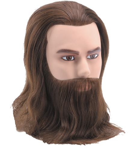 Deluxe Male Mannequin with Beard and Moustache