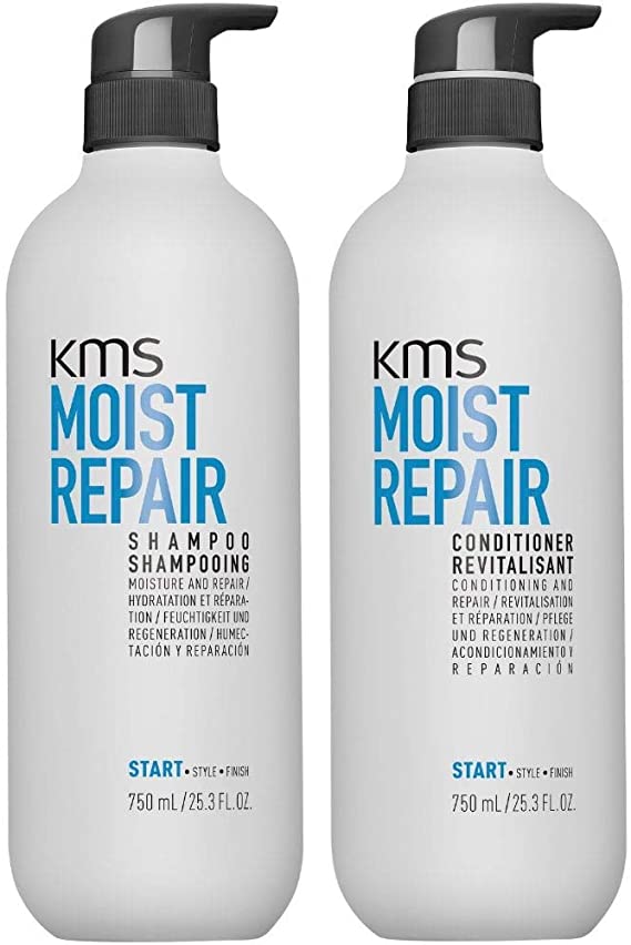 KMS Moist Repair Shampoo & Conditioner 25.3 oz / 750ml