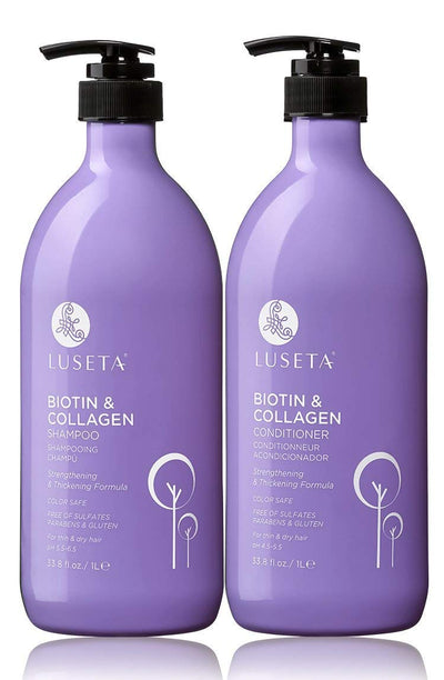 Luseta Biotin & Collagen Shampoo & Conditioner Duo