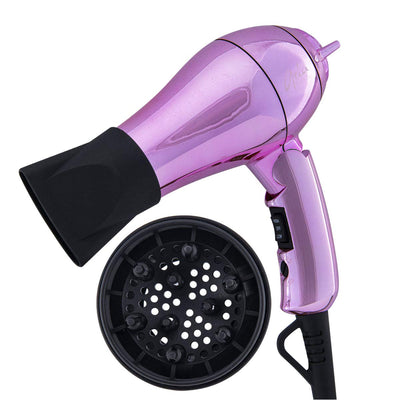 Pink Chrome Metallic Elements Mini Blow Dryer 1200 W