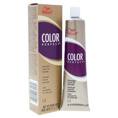 Color Perfect 4Br Medium Brown Red Permanent Crème Gel Haircolor