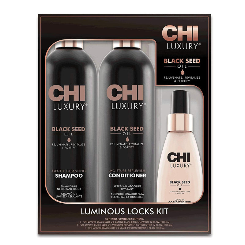 FAROUK CHI Argan Oil Luxe Trio shampoo + conditioner + leave in conditioner
