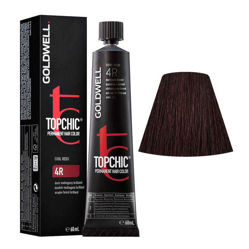 Topchic 4R Dark Mahogany Brilliant Permanent Hair Color