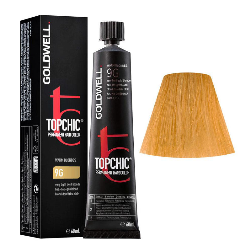 Topchic 9G Very Light Gold Blonde Permanent Hair Color