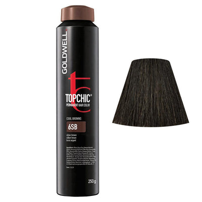 Topchic Hair Color 6SB Silver brown.