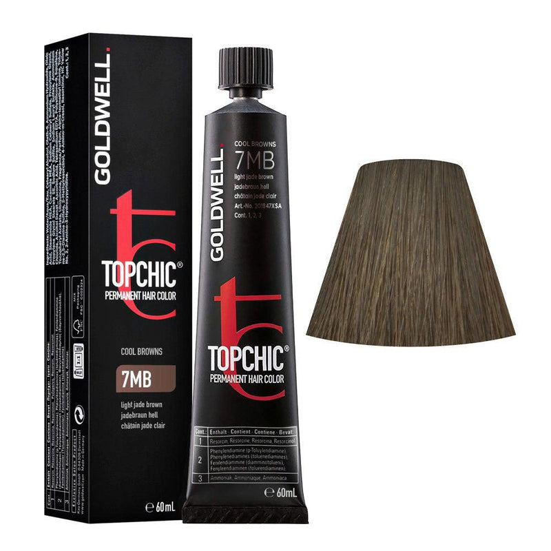 Topchic 7MB Light Jade Brown Permanent Hair Color