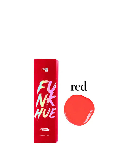 FunkHue Semi Permanent Hair Color Red