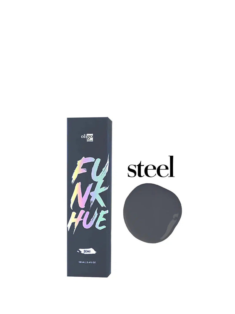 Oligo FunkHue Semi Permanent Hair Color - Steel
