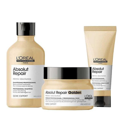 Serie Expert Absolut Repair Trio – Shampoo, Conditioner and Mask