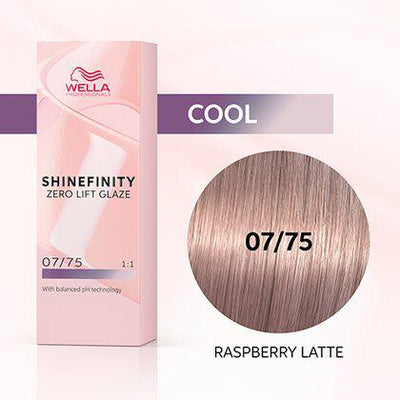 Shinefinity Zero Lift Glaze 07/75 Medium Blonde Brown Mahogany (Raspberry Latte)