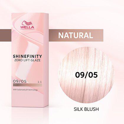 Shinefinity Zero Lift Glaze 09/05 Very Light Blonde Natural Mahogany (Silk Blush)