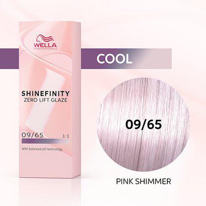 Shinefinity Zero Lift Glaze 09/65 Very Light Blonde Violet Mahogany (Pink Shimmer)