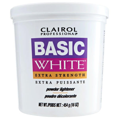 Clairol Basic White X-Strength Powder Lightener 16oz Tub by Clairol