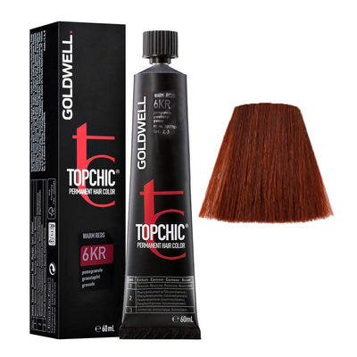 Goldwell Topchic Hair Color, 6KR Pomegranate, 2.03 Oz, 2.03 ounces