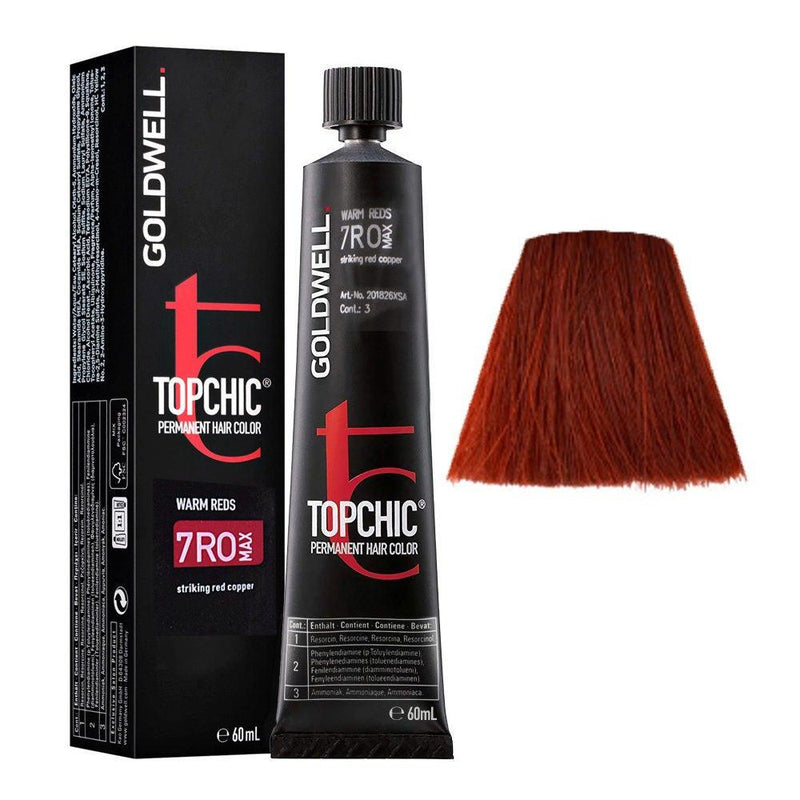 Topchic 7RO Max Striking Red Copper Permanent Hair Color