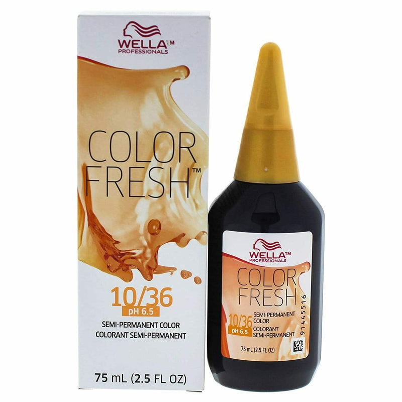 Color Fresh Warm 10/36 Lightest Blonde/Gold Violet Hair Color