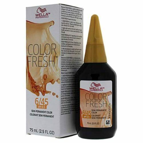 Color Fresh Cool 6/45 Dark Blonde/Red Red-Violet Hair Color